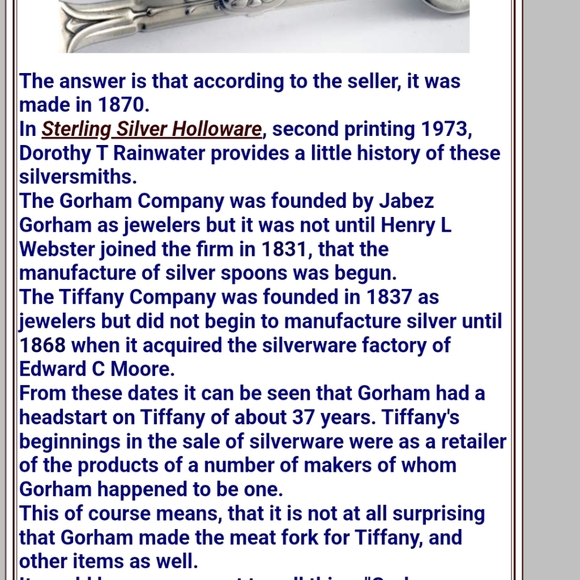 1864 Tiffany & Company/ Gorham Spartan Spoon Ring 61 - Picture 14 of 16